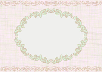 Wall Mural - vintage frame