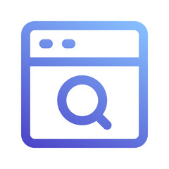 Sticker - search gradient icon