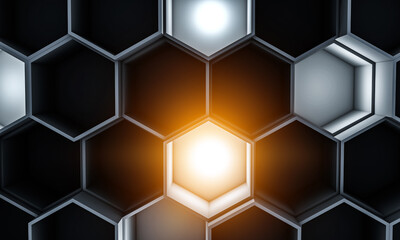 Poster - Innovative technologies image . Mixed media