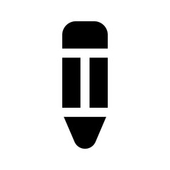 Poster - pencil glyph icon