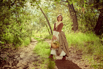 Wall Mural - Scottih rural girl