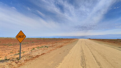 Poster - Landscape along the Oodnadatta track