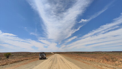 Poster - Landscape along the Oodnadatta track