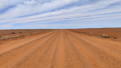 Poster - Landscape along the Oodnadatta track