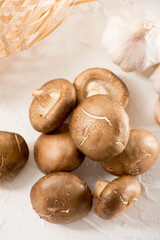 Sticker - Fresh Shiitake Mushrooms