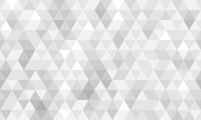 Wall Mural - grey triangle geometrics seamless pattern. vector repeating background.