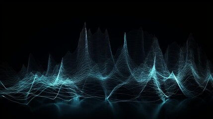 Aufkleber - Gravitational Waves of Blue Exploration: Widescreen Cosmic Background of the Future. Generative ai