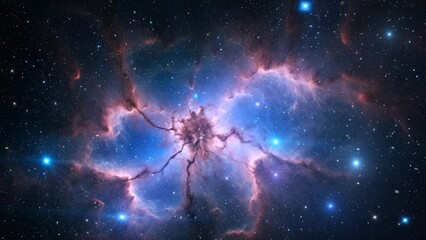 Wall Mural - beautiful nebula in the universe