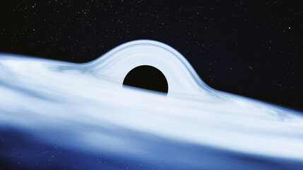 Wall Mural - black hole in space. abstract background.
