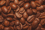 Fototapeta Na ścianę - roasted coffee beans for preparation
