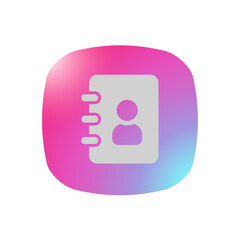 Sticker - Phonebook - Pictogram (icon) 