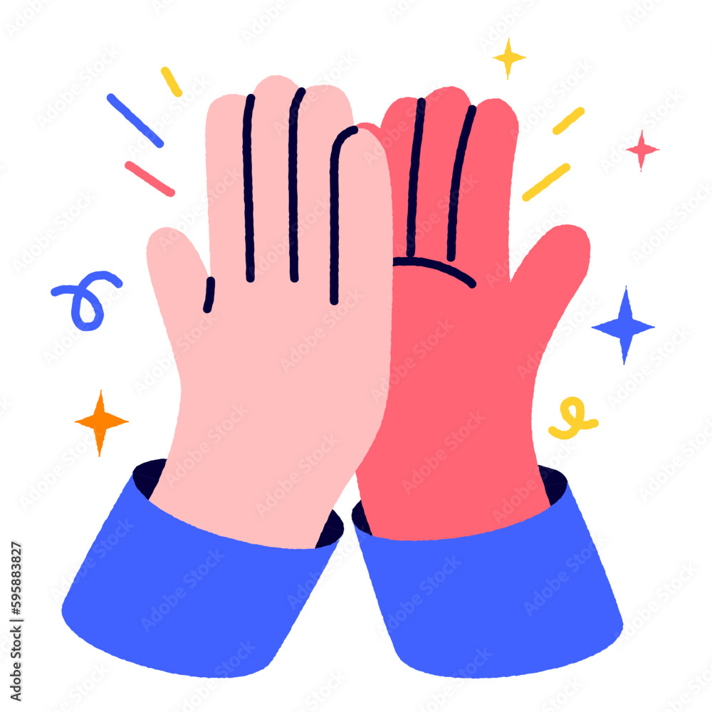 Vetor do Stock High Five | Adobe Stock