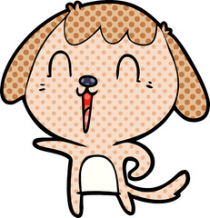 cute cartoon dog