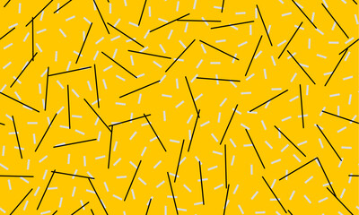 Leinwandbilder - Abstract seamless geometric pattern. Horizontal vector image.