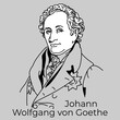 Johann Wolfgang von Goethe was a German poet, playwright, novelist, scholar, statesman, theater director, and critic. Vector