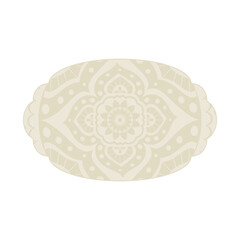 Wall Mural - boho mandala frame, svg emblem