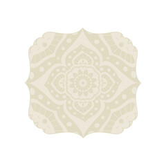 Wall Mural - boho mandala frame, svg emblem