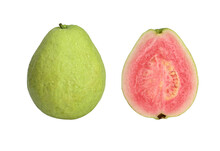 Pink Guava Isolated On Transparent Png