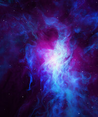 Wall Mural - background with stars