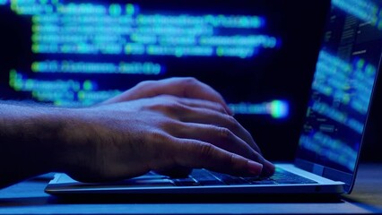 Man working with chat gpt bot AI online, connecting with AI and using a chat GPT. IT engineer software developer programmer interact with chat bot, making writing code.