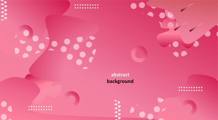 Wall Mural - pink gradient dynamic abstract background for fill text and website