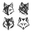 Fox head logo Vector Illustration