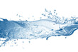 © CK - Water splash, water splash isolated on white background, water