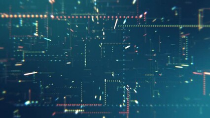HUD checkered grid futuristic digital background

