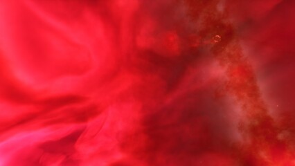 nebula gas cloud in deep outer space, science fiction illustration, colorful space background with stars 3d render