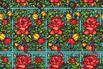  Rose pattern