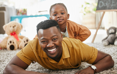 Wall Mural - Youll always be my little girl. a young father playing with his daughter.