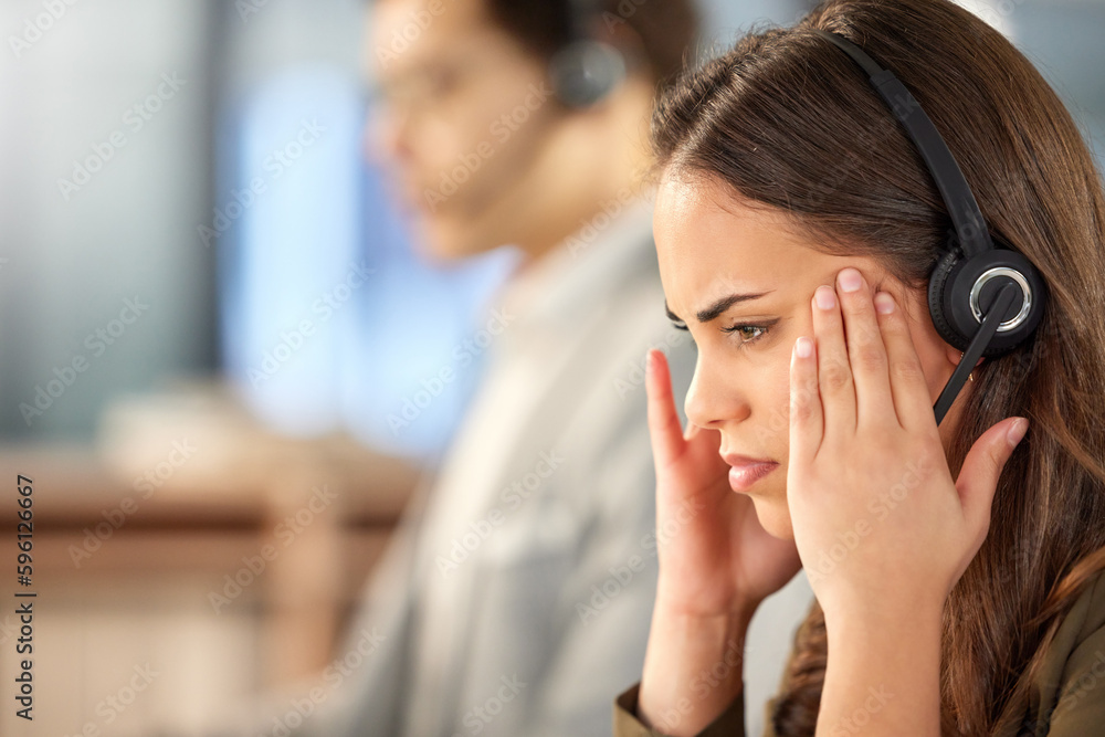 What am I supposed to do in this situation. a young call centre agent ...