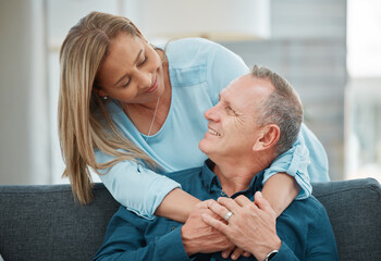 Poster - Youre still the only one I love. a mature couple lovingly looking at one another.