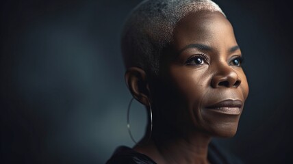 Generative AI's posh portrait of a successful African-American woman