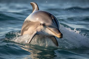 Wall Mural - dolphin jumping out of water