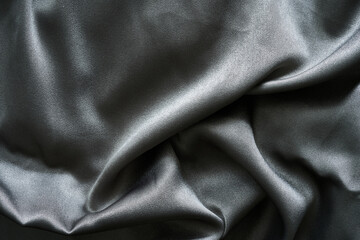 gray silk fabric texture background. close up gray silk fabric texture background. gray silk fabric 