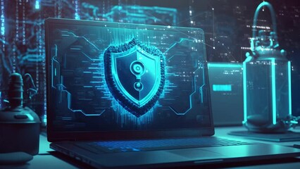 Wall Mural - cybercrime - it-security - 4k - concept art