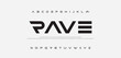 Futuristic techno scifi font style, abstract modern clean geometric rave typeface