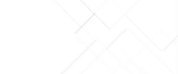 Wall Mural - abstract white background with diamond and triangle shapes layered in modern abstract pattern design