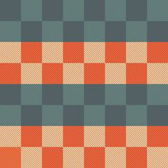 Wall Mural - Plaid Checkered Fabric Pattern for flannel, tartan, packing, dress, skirt, blanket, scarf, vintage style vector design wallpaper