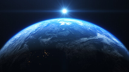 Wall Mural - planet earth seen from space