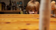 Little boy on kitchen