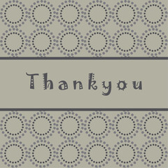 Poster - Thanks giving thank you card template, thankyou letter greeting card	
