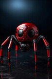 Fototapeta Kosmos - spider bot Generative AI