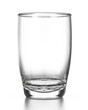 empty glass of water isolated on a transparent background