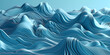 Japanese wave pattern background