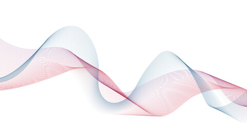 Abstract colorful blue, pink blend wave lines and technology background. Modern colorful flowing wave lines and glowing moving lines. Futuristic technology and sound wave lines background.