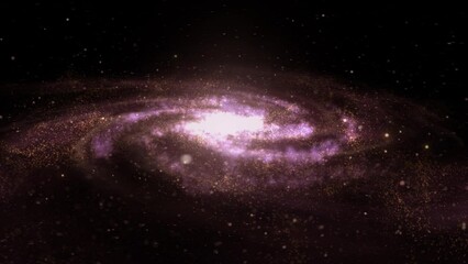 Wall Mural - Into the Core of a Spiral Galaxy Scene - Space Abstract Background Backdrop V2
