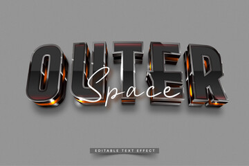 3D Glowing Metallic Text Effect Generator