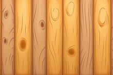 Wooden Wall With Multiple Holes And Gaps. Generative AI